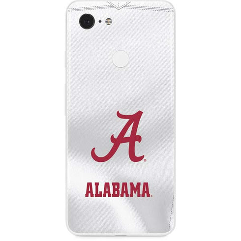 University of Alabama White Jersey Google Pixel 3 Skin